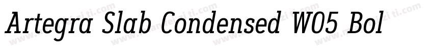 Artegra Slab Condensed W05 Bold字体转换
